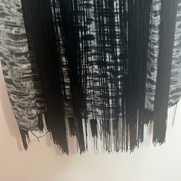 Michael Kors Dress. Fringe on beautiful snakeskin size 10 - Picture 2 of 10